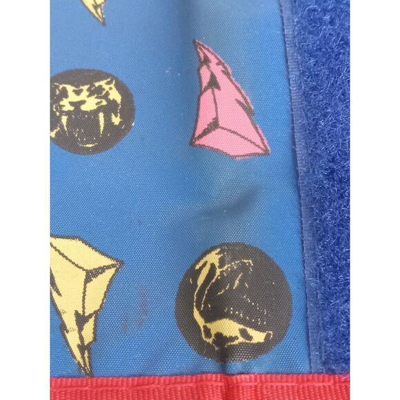 Mighty Morphin Vintage 1994 Red and Blue Power Rangers Trifold Lenticular Wallet - Picture 6 of 7